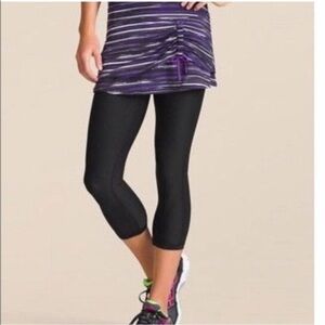 ATHLETA PAINTED CUTENESS 2 in 1 LEGGINGS SKIRT SIZE MEDIUM